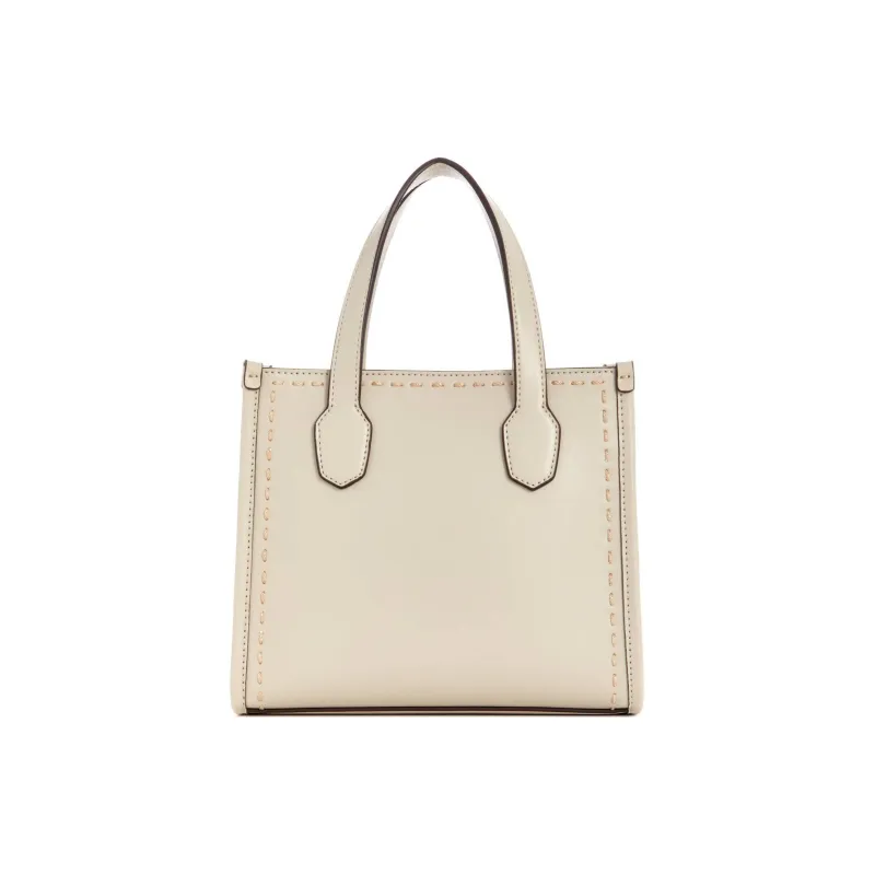 GUESS Faux Leather Tote Bag Shopping Bag Shoulder Bag Crossbody Bag Handbag Mini Women's Light Brown-2