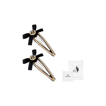 SENDME Hair Clips Women's Bowknot Waterdrop Shape Hair Clip