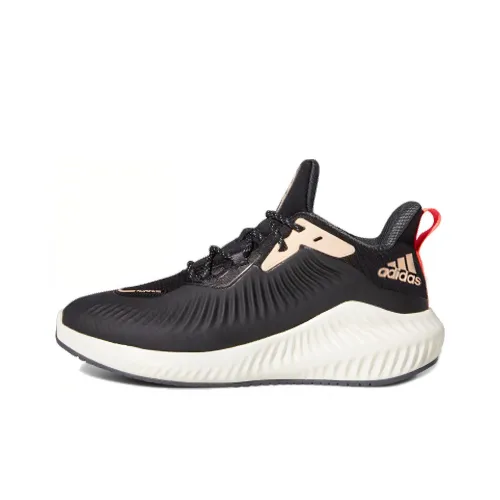 Adidas AlphaBounce Running Shoes Women's Low-Top Pink/Black