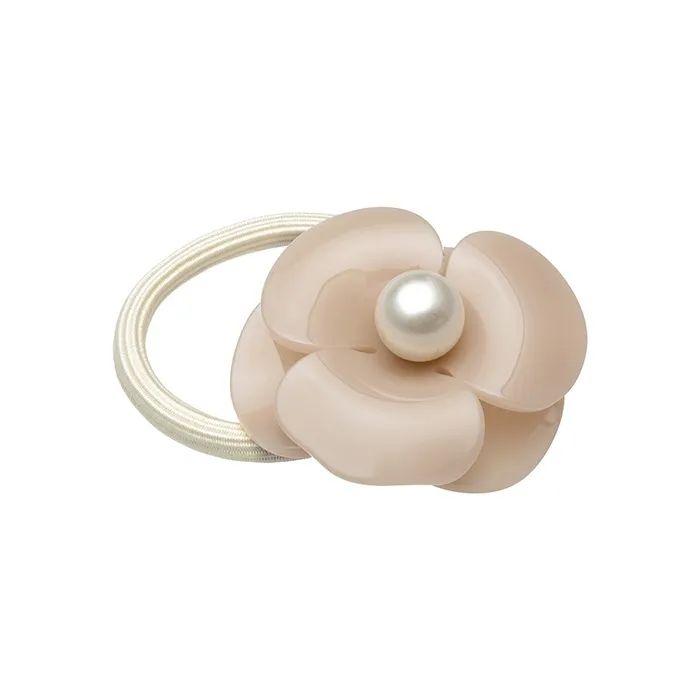 ALEXANDRE DE PARIS Myth Camellia Collection Ponytail Hair Tie Women's-6