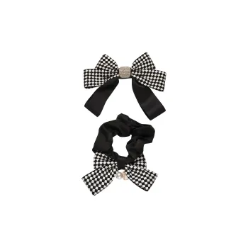 AGOVSKI Fabric Polyester+Resin+Alloy+Synthetic Cubic Zirconia+Resin Beads+Elastic Hair Tie Women's