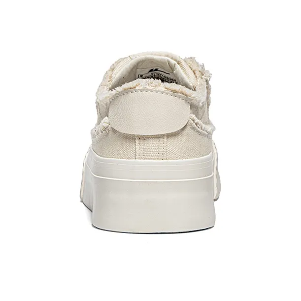 Warrior Durable Breathable Lightweight Low Top Canvas Shoes Women's Beige-2