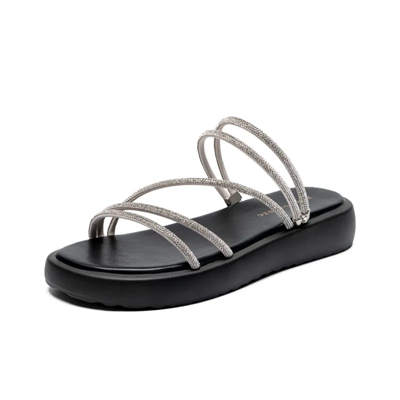 ZHR Slide Slippers Women's Silver/Champagne-1