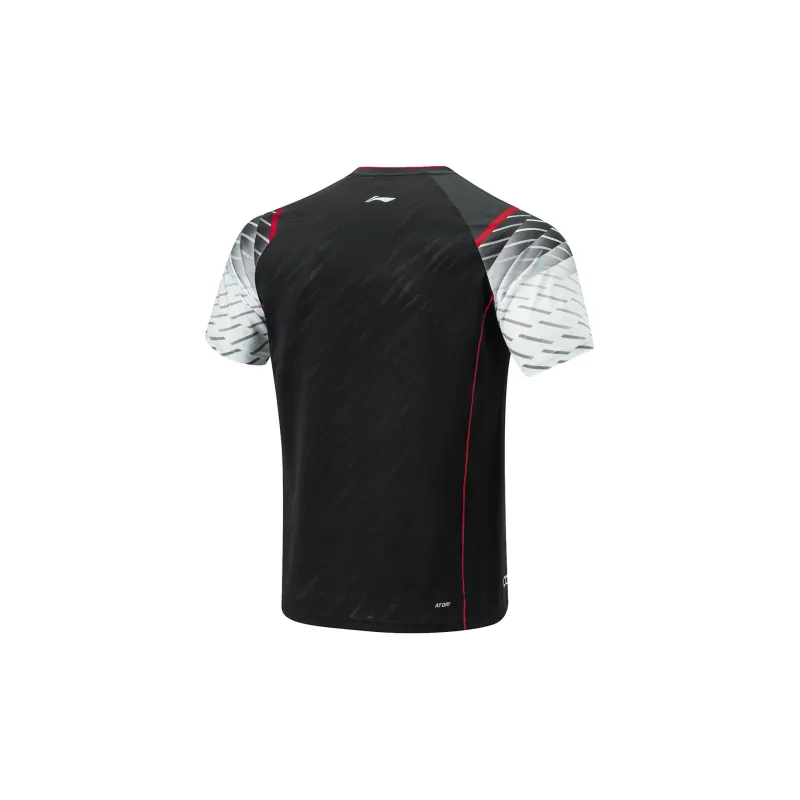 LiNing Table Tennis Collection Sports Fashion Collection T Shirt Unisex Black-1