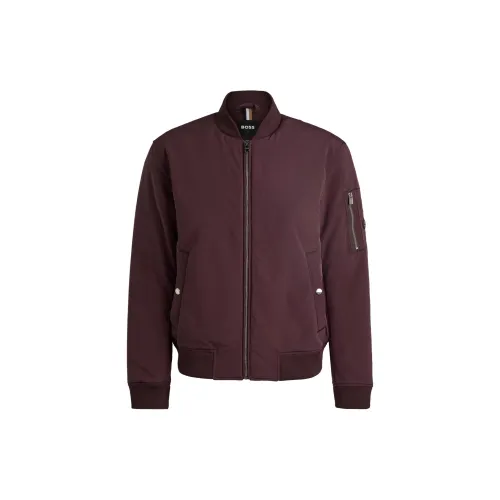 HUGO BOSS Jackets Men Deep Red