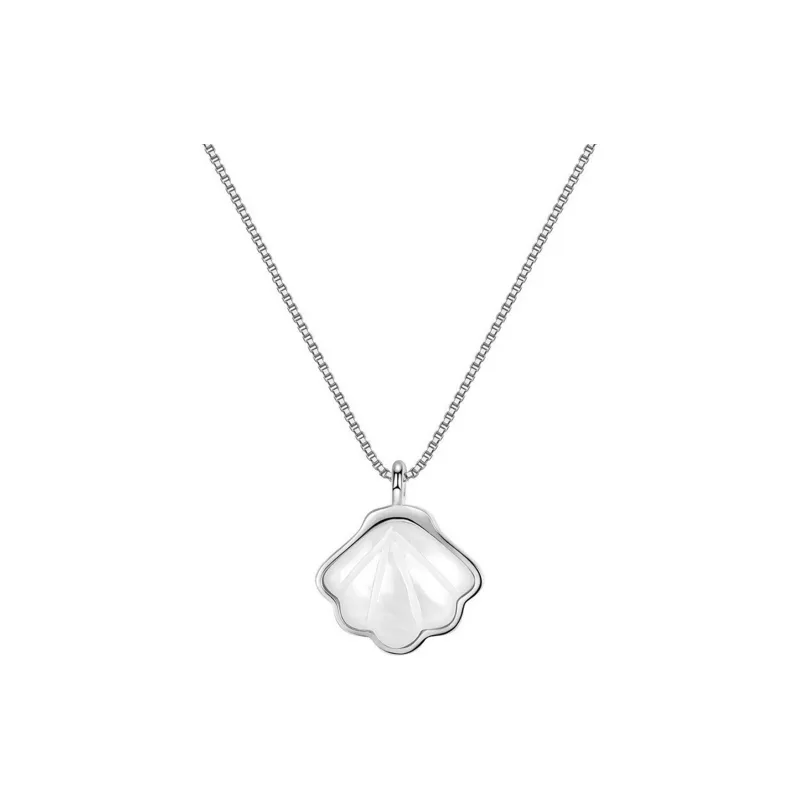 CLARKIA FLOWER S925 Silver Necklaces Women's Silver Rose Gold Necklace-3