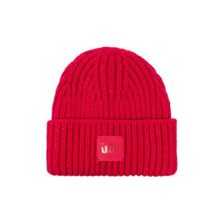 Red ugg hat online