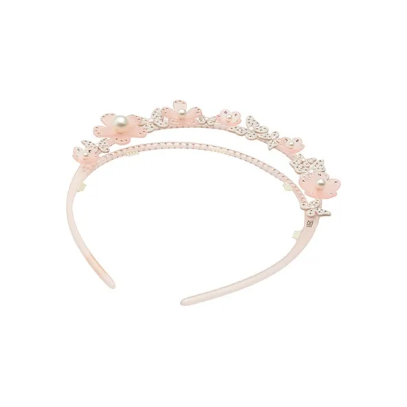 ALEXANDRE DE PARIS Acetate Plate Honor Flower Headband Hair Accessory Women's-3