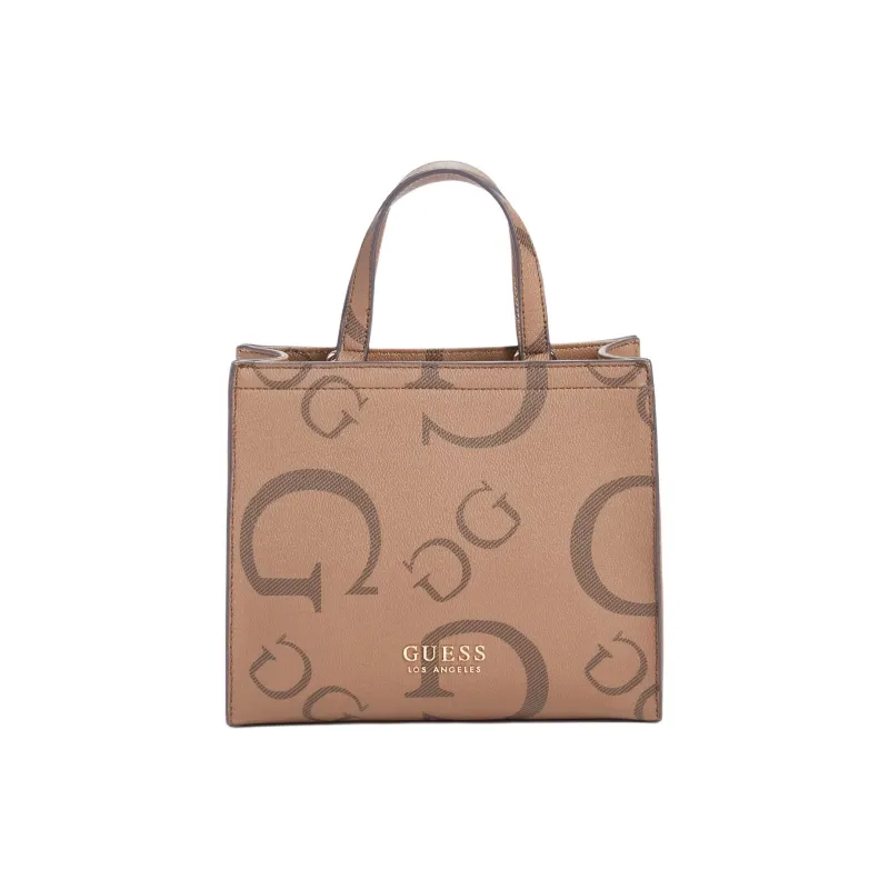 GUESS Faux Leather Handbag Mini Women's Brown-0