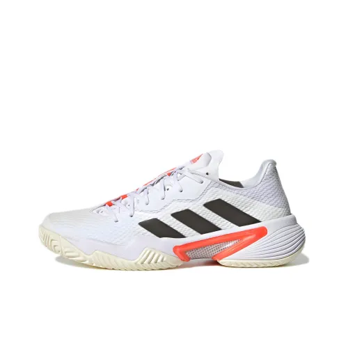 Adidas Barricade Tennis Shoes Women's Low-Top White/Black/Orange