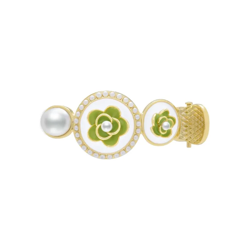 ROYALSASA Alloy, Faux Pearl Hair Clips Women's-0