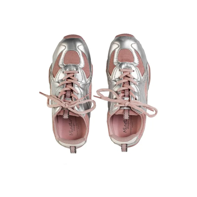 Wonderful Couple Anti-Slip Wear-Resistant Breathable Lightweight Low-Top Casual Shoes Women's Moonlight Silver-10
