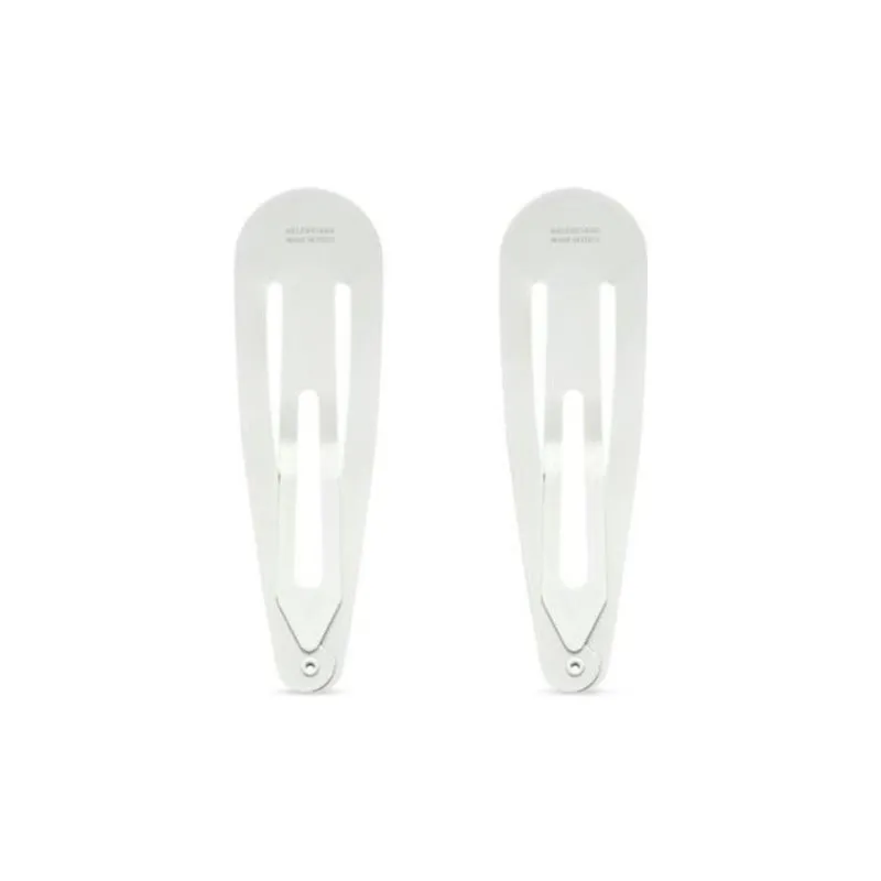 Balenciaga Hair Clips Women's White-1