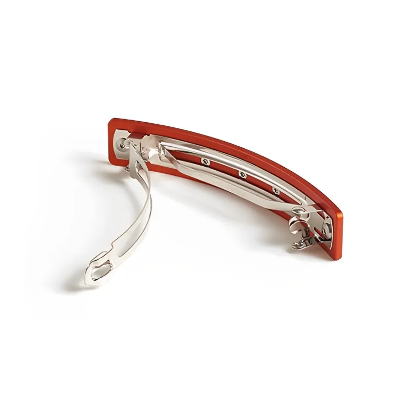 HERMES Hair Clip Women's Orange-1