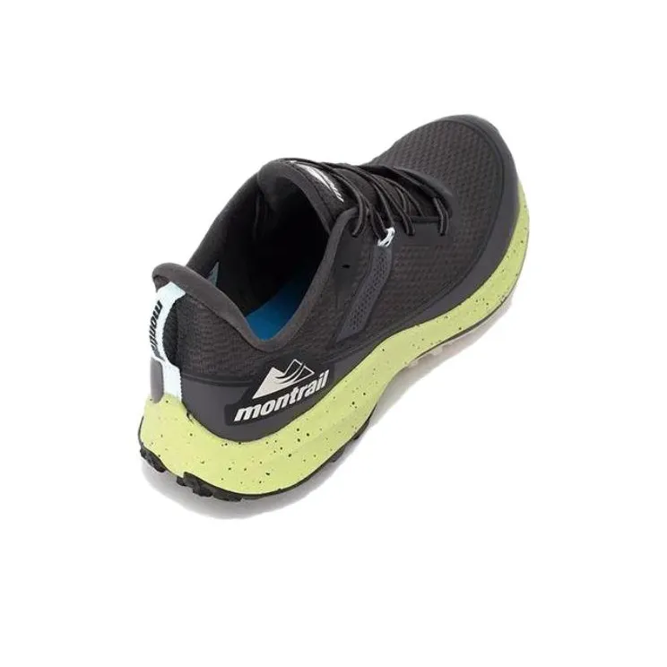 Columbia Montrail Slip Resistant Breathable Supportive Lightweight Low Top Trail Running Running Shoes Men's Gray Green-3