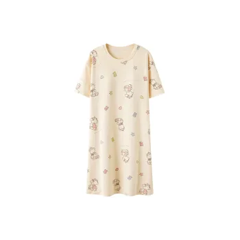 Top Melon Nightgown Women's Apricot