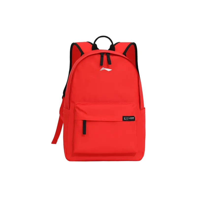 LiNing Polyester Backpack Regular Unisex Red-0