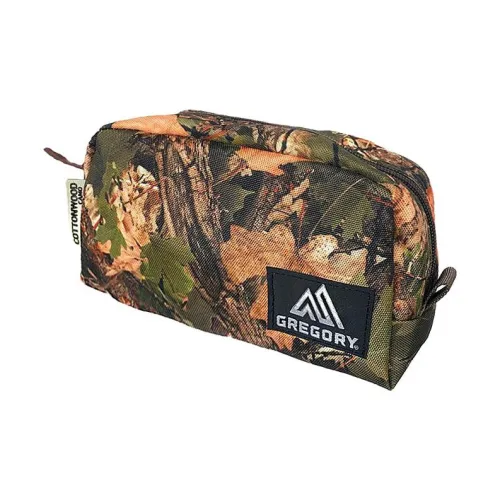 GREGORY Fabric One Shoulder Crossbody Fanny Pack Large Size Unisex Blue Camouflage