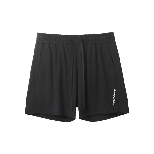 Muscle Dog Casual Shorts Men Black