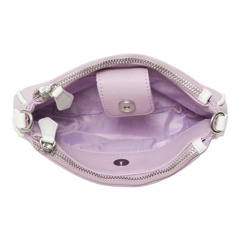 GUESS Blended Material Portable Crossbody Bag Shoulder Bag Women's Purple-2
