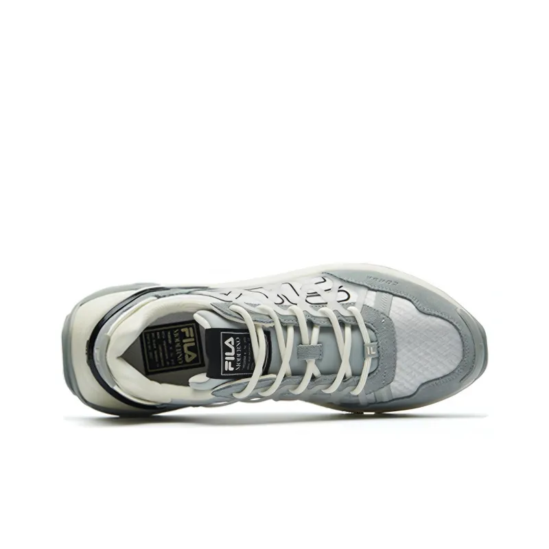 FILA Heritage FHT Running Shoes Men Low Top Silver/Gray-3