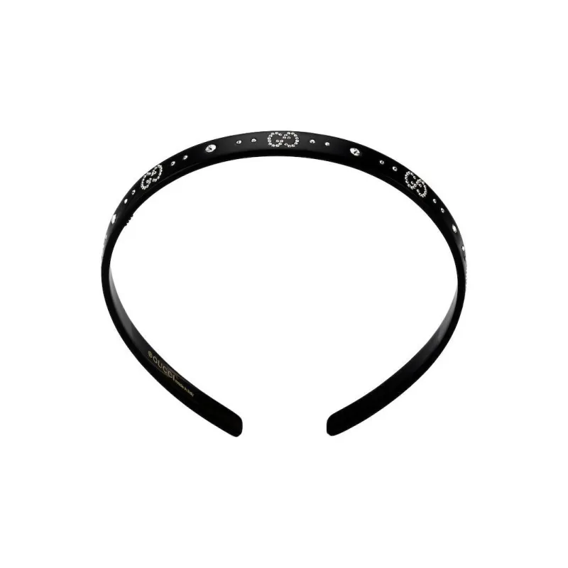 GUCCI Double G Crystal embellished Hairband-1