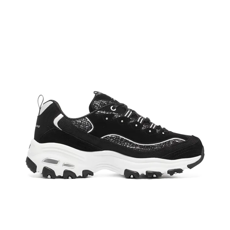 Skechers D'Lites 1.0 'Black White' Women's-1