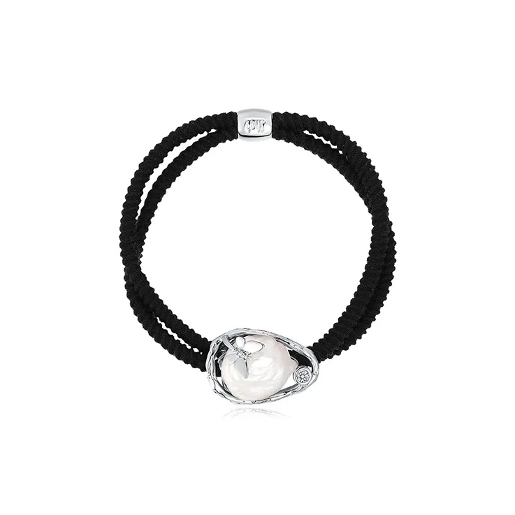 She's Hair Ties Women's White-0