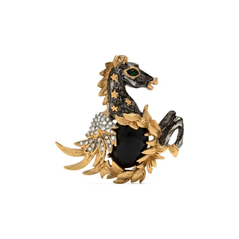 KENNETH JAY LANE Brooches Women's Black-1