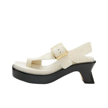 LOEWE Ease Fashion Sandal 9cm Women's Ecru
