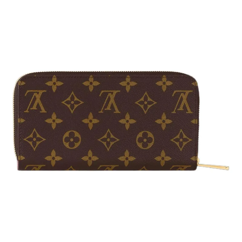LOUIS VUITTON Zippy Monogram Coated Canvas Wallet Women's Brown & Multicolor-2
