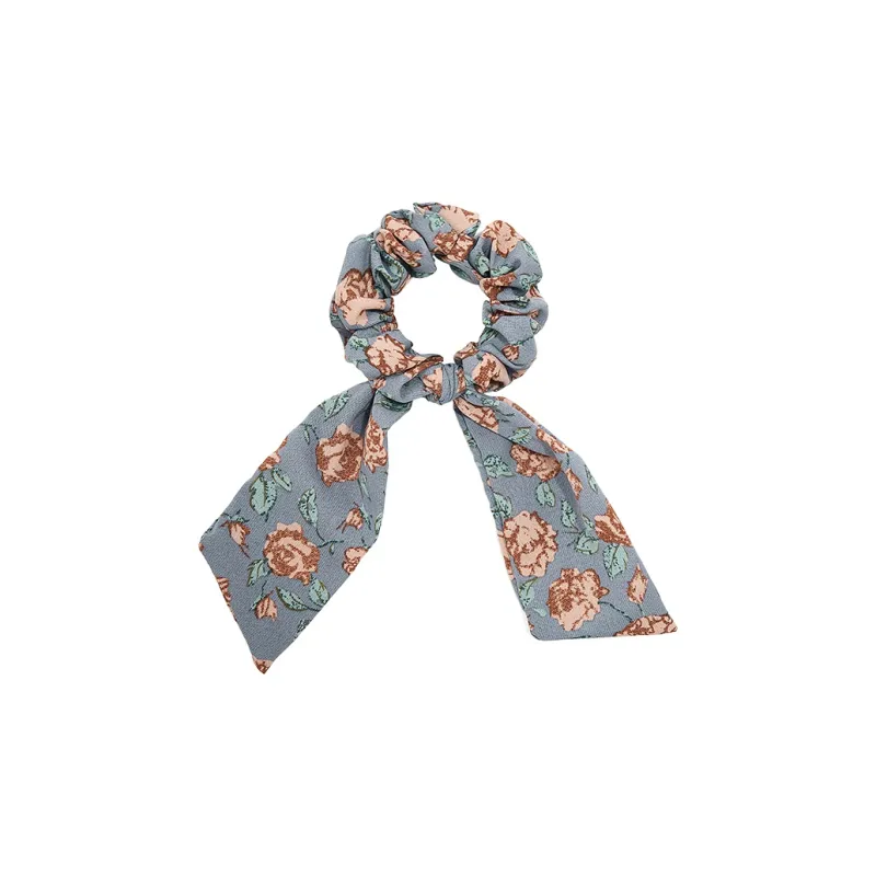 ROYALSASA Fabric Leather Bands Hair Tie Women's-1