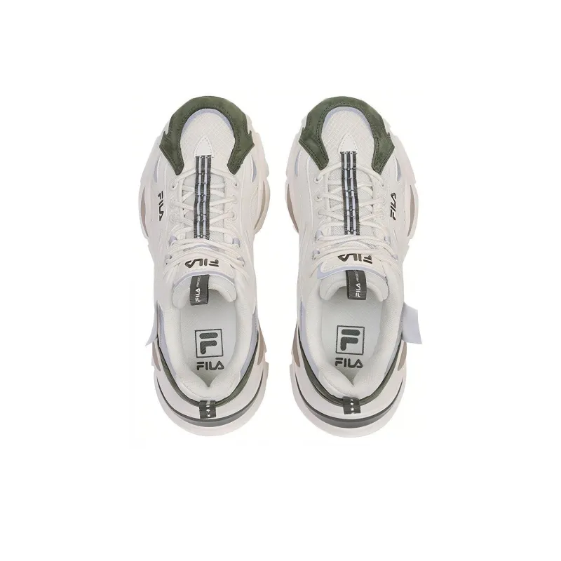 FILA Project 7 Casual Shoes Unisex Low-Top White/Olive Green-2