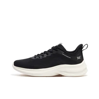 361° Cushioning, Slip Resistant, Abrasion Resistant, Breathable Low Top Running Shoes Men's Black White