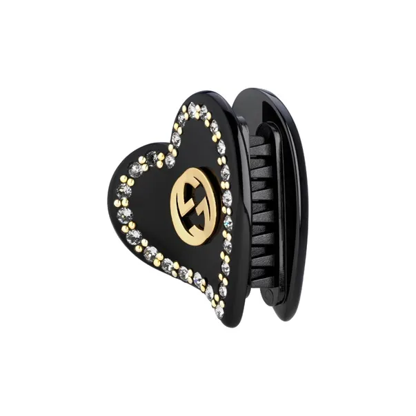 GUCCI Hair Clips Women's Black-1
