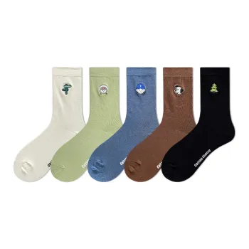NGP Mid Calf Socks Women's 5 Pack Camping Diary