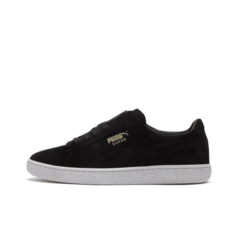 PUMA Suede Classic Metal Badge 'Black White'-0