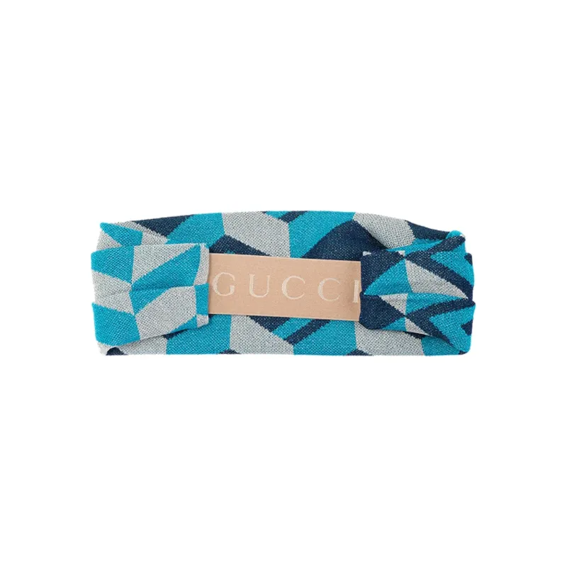 GUCCI Geo Metallic Headband-1