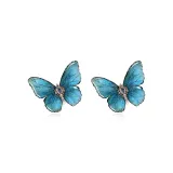 Blue Butterfly 1 Pair