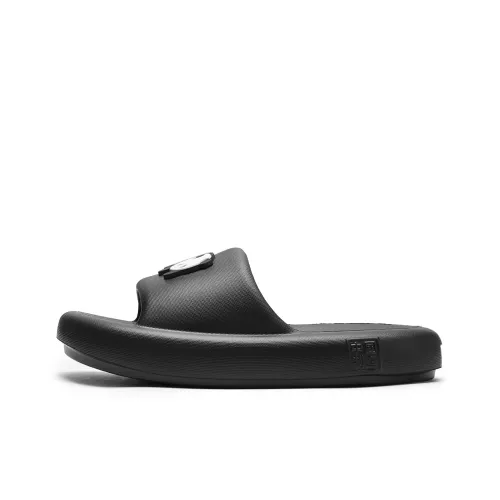 Hotwind Slide Slippers Platform Men's Black