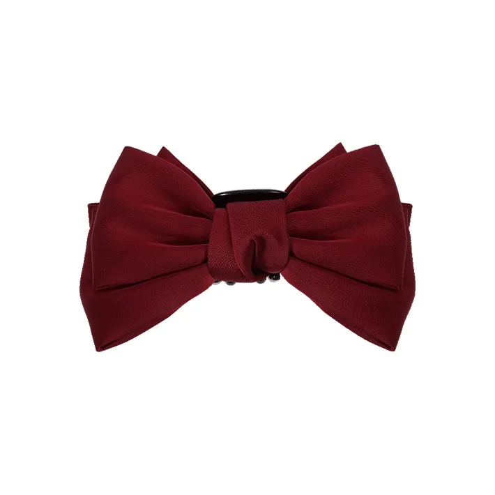 Left Europe Hair Clips Women's Burgundy-0