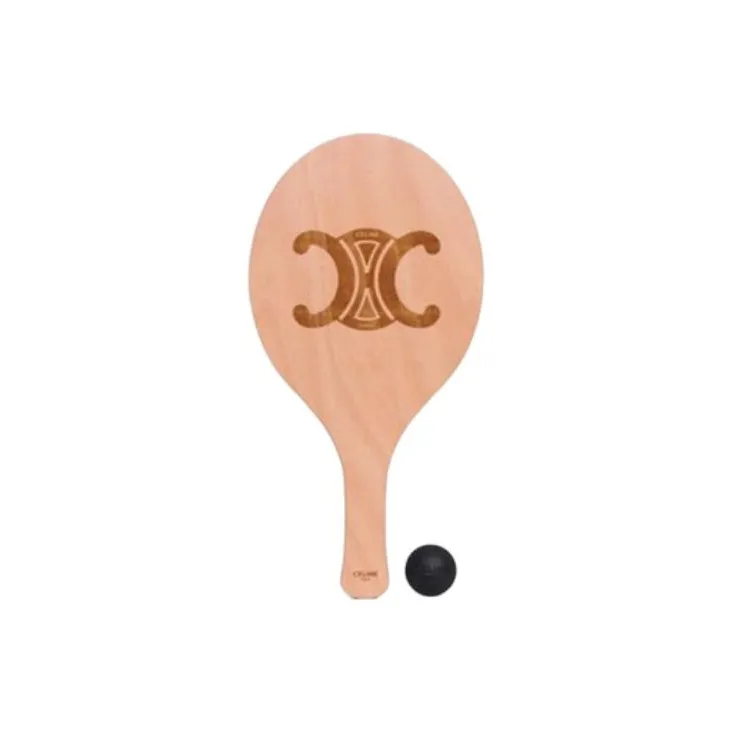 CELINE Niche Racquet Sports Wooden Beach Unisex-0