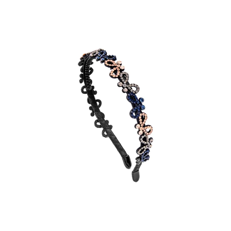 ROYALSASA Faux Crystal, Alloy Headbands Women's-0