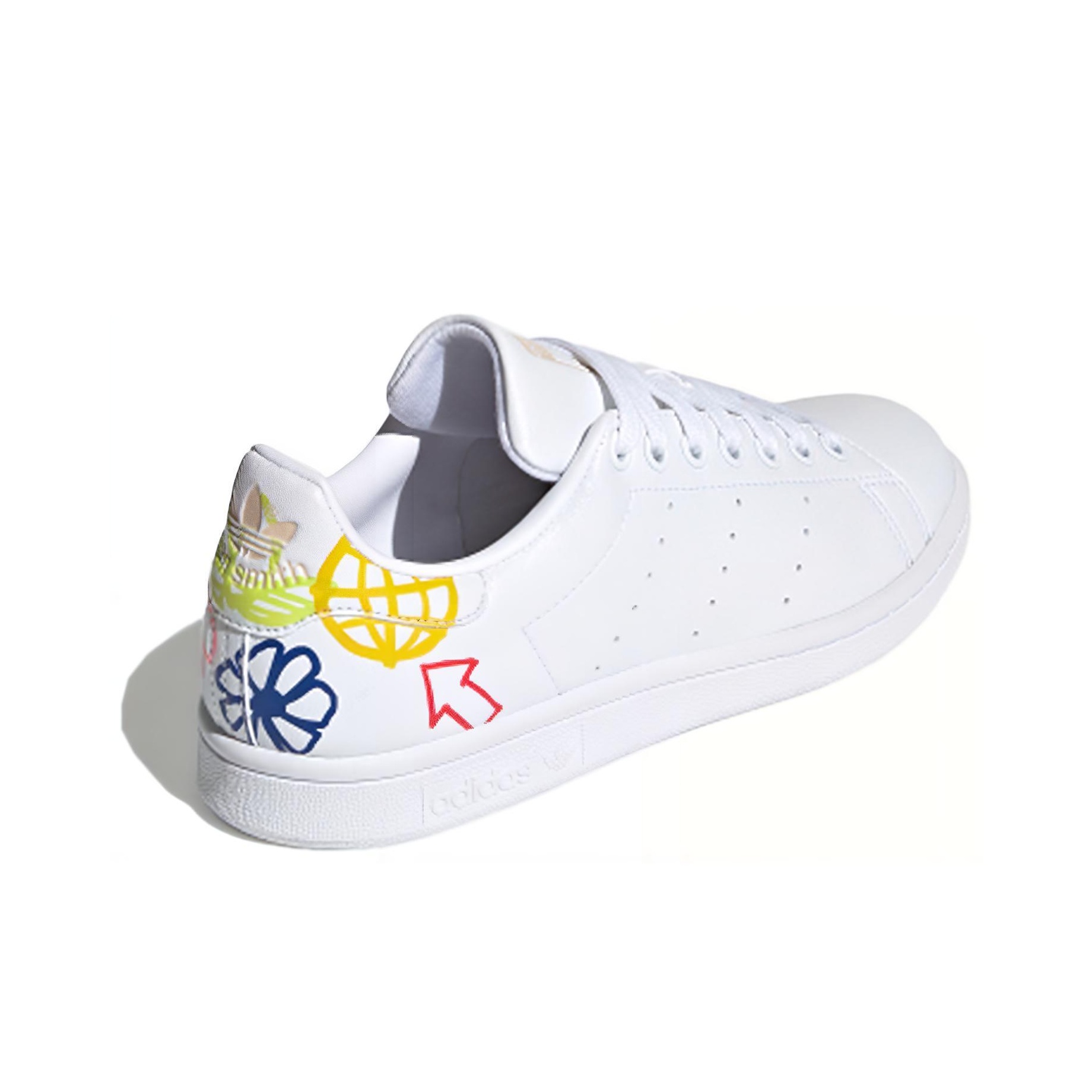 Adidas Stan Smith White Doodle Women s US W 11