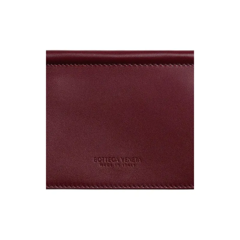 Bottega Veneta Solstice Calfskin Card Holder Women's Burgundy-3
