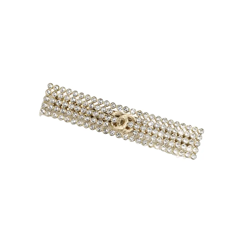CHANEL Hair Clips Women's Gold-0