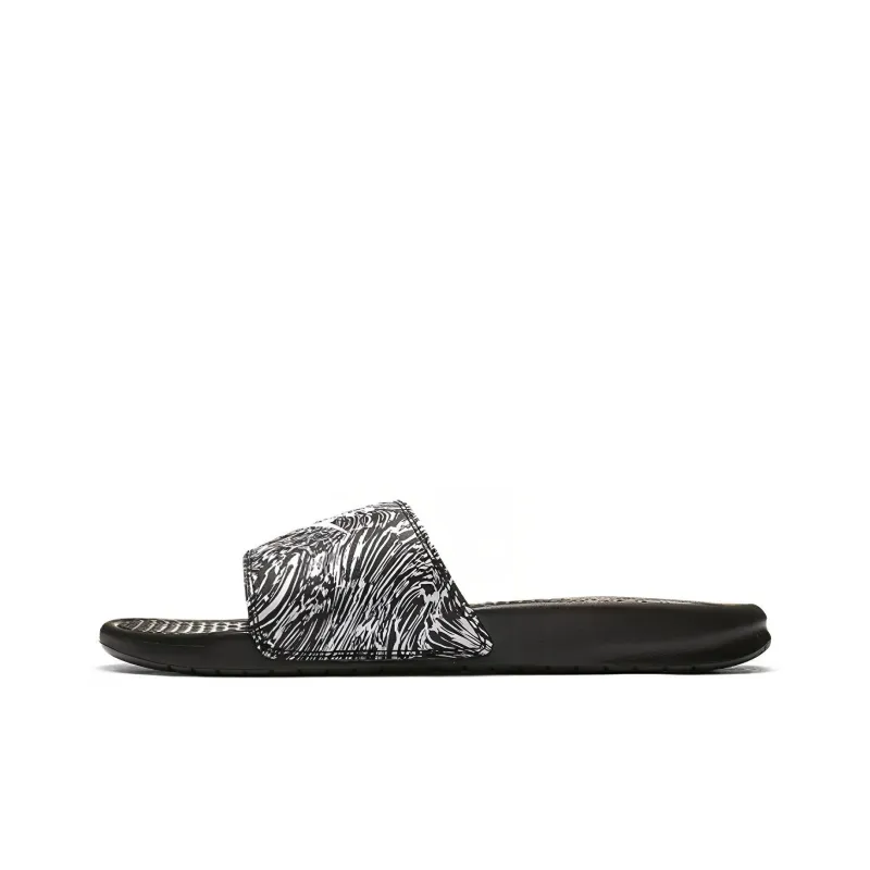 Nike Benassi Jdi Print 'Black Summit White'-0