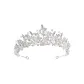 F1328 Elegant and Ethereal Crown, Silver White
