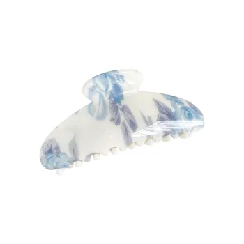 Kelanxi Resin Hair Clips Women's Pink/Gray/Blue