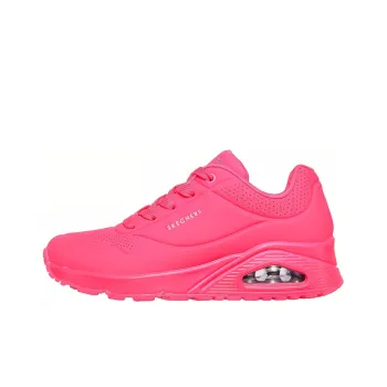 Skechers Uno Cushioning Anti Slip And Wear Resistant Low Top Casual Shoes Women's Pink